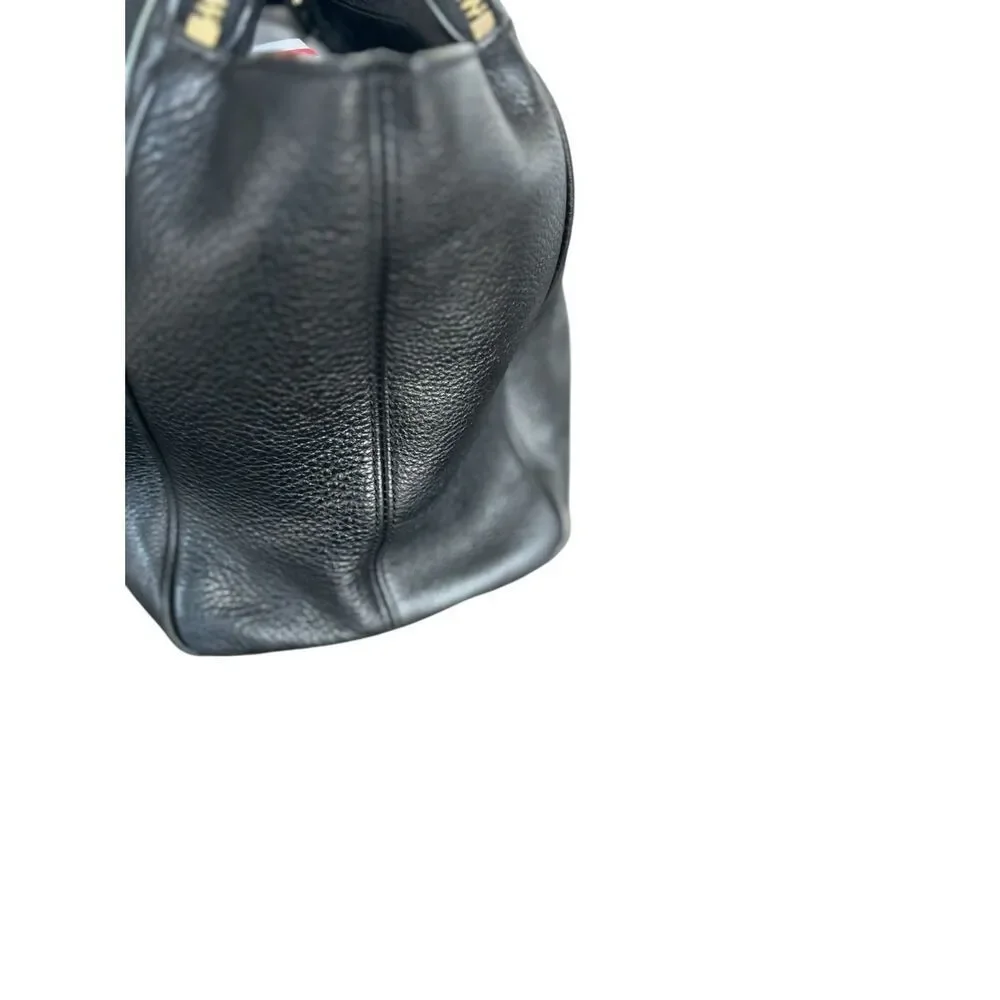 Kate Spade NY Textured Black Leather Satchel